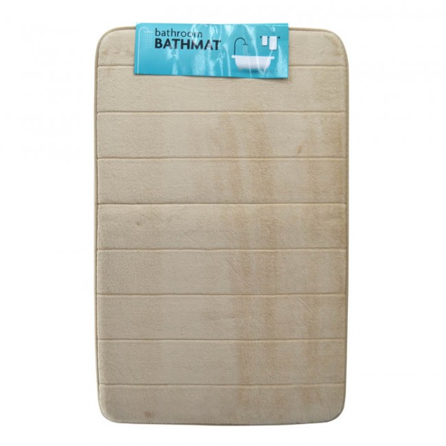 ΠΑΤΑΚΙ ΜΠΑΝΙΟΥ MEMORY FOAM ΜΠΕΖ ΜΕ PVC 50x80εκ.ANKOR