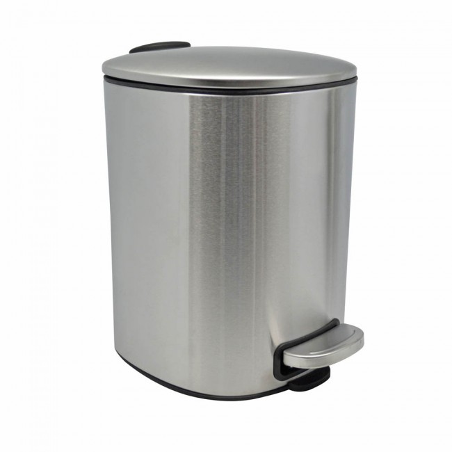 ΚΑΛΑΘΙ ΜΠΑΝΙΟΥ 5lt INOX ΜΑΤ ΤΕΤΡΑΓΩΝΟ SOFT CLOSE ANKOR