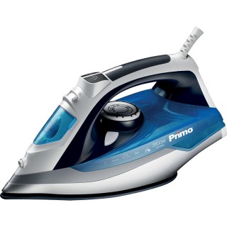 Σίδερο Ατμού PRSI-40276 Primo Kεραμική πλάκα 2600W Anti-drip - Anti-calc Μπλε/Silver