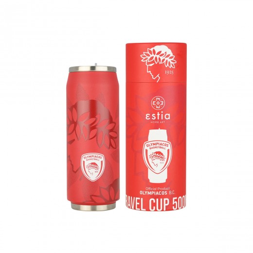 ESTIA ΘΕΡΜΟΣ TRAVEL CUP OLYMPIACOS BC EDITION 500ml