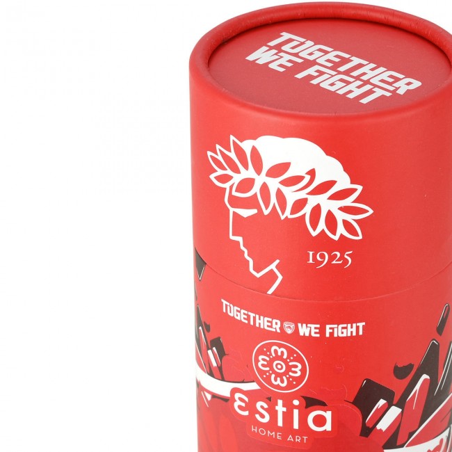 ESTIA ΘΕΡΜΟΣ TRAVEL FLASK OLYMPIACOS BC EDITION TOGETHER WE FIGHT 500ml