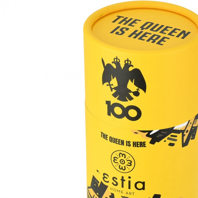 ESTIA ΘΕΡΜΟΣ TRAVEL FLASK AEK BC EDITION THE QUEEN IS HERE 500ml