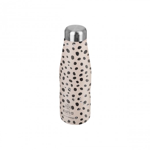 ESTIA ΘΕΡΜΟΣ TRAVEL FLASK SAVE THE AEGEAN 500ml LEOPARD TAUPE