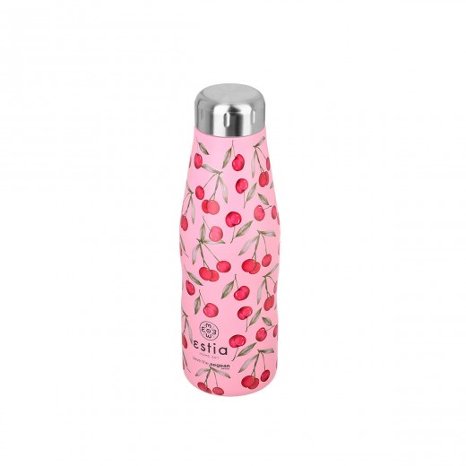 ESTIA ΘΕΡΜΟΣ TRAVEL FLASK SAVE THE AEGEAN 500ml CHERRY ROSE