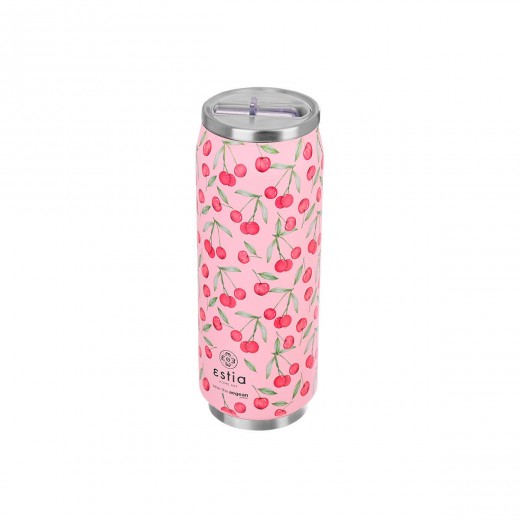 ESTIA ΘΕΡΜΟΣ TRAVEL CUP SAVE THE AEGEAN 500ml CHERRY ROSE