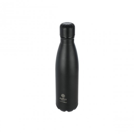 ESTIA ΘΕΡΜΟΣ FLASK LITE SAVE THE AEGEAN 500ml MATTE BLACK