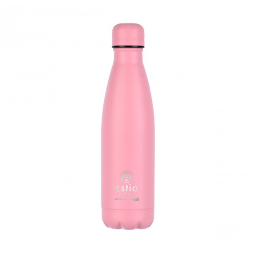 ESTIA ΘΕΡΜΟΣ FLASK LITE SAVE THE AEGEAN 500ml BLOSSOM ROSE