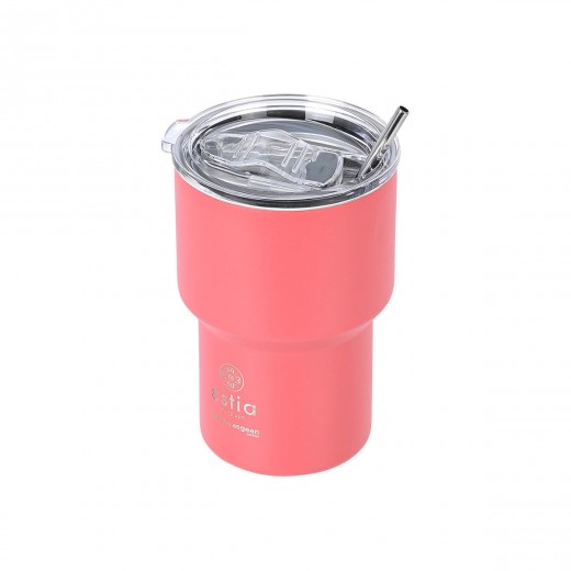 ESTIA ΘΕΡΜΟΣ MUG LITE SAVE THE AEGEAN 400ml FUSION CORAL