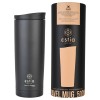 ESTIA ΘΕΡΜΟΣ TRAVEL MUG SAVE THE AEGEAN 500ml MIDNIGHT BLACK