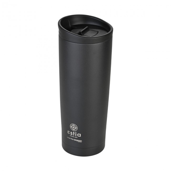 ESTIA ΘΕΡΜΟΣ TRAVEL MUG SAVE THE AEGEAN 500ml MIDNIGHT BLACK