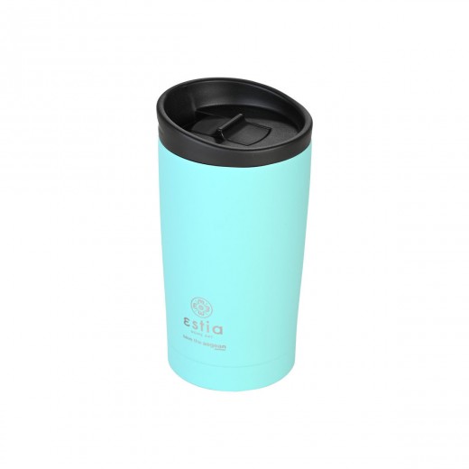 ESTIA ΘΕΡΜΟΣ TRAVEL MUG SAVE THE AEGEAN 350ml BERMUDA GREEN