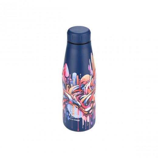 ESTIA ΘΕΡΜΟΣ TRAVEL FLASK SAVE THE AEGEAN 500ml VIBRANT VORTEX