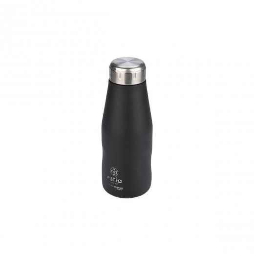 ESTIA ΘΕΡΜΟΣ TRAVEL FLASK SAVE THE AEGEAN 350ml MIDNIGHT BLACK