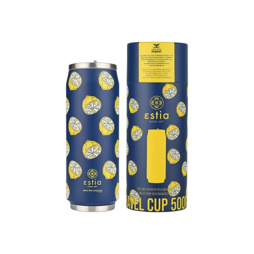 ESTIA ΘΕΡΜΟΣ TRAVEL CUP SAVE THE AEGEAN 500ml CITRUS INFUSION