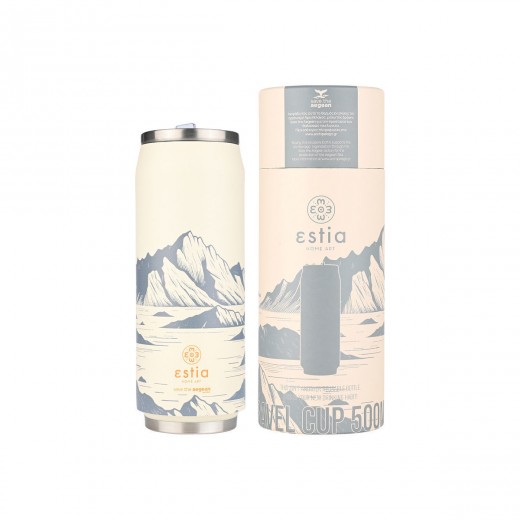 ESTIA ΘΕΡΜΟΣ TRAVEL CUP SAVE THE AEGEAN 500ml ALPINE ESSENCE