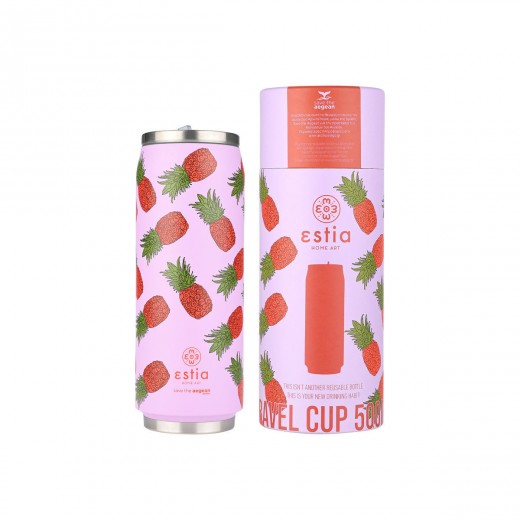 ESTIA ΘΕΡΜΟΣ TRAVEL CUP SAVE THE AEGEAN 500ml TROPIC TANGO