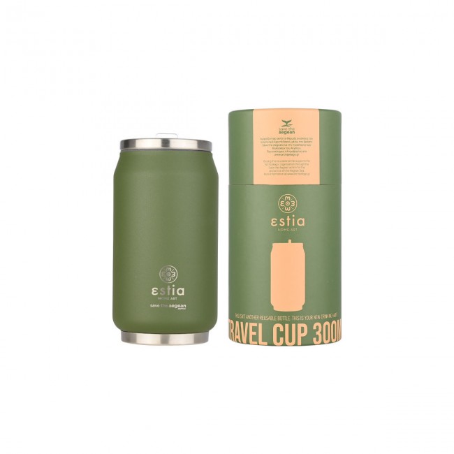 ESTIA ΘΕΡΜΟΣ TRAVEL CUP SAVE THE AEGEAN 300ml FOREST SPIRIT