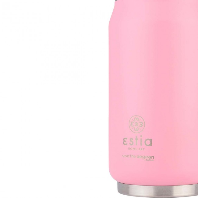 ESTIA ΘΕΡΜΟΣ TRAVEL CUP SAVE THE AEGEAN 300ml BLOSSOM ROSE