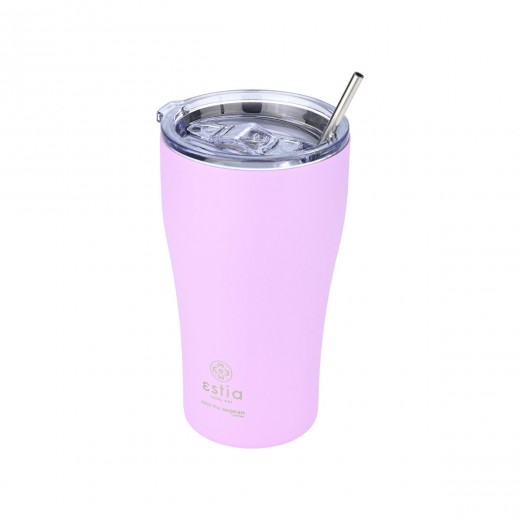 ESTIA ΘΕΡΜΟΣ COFFEE MUG SAVE THE AEGEAN 500ml LAVENDER PURPLE