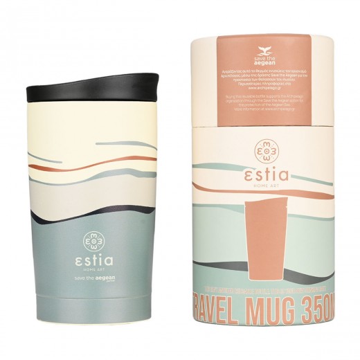 ESTIA ΘΕΡΜΟΣ TRAVEL MUG SAVE THE AEGEAN 350ml ECOZEN HORIZON