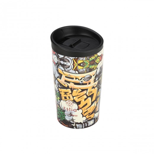 ESTIA ΘΕΡΜΟΣ TRAVEL MUG SAVE THE AEGEAN 350ml GRAFFITI RHYTHM