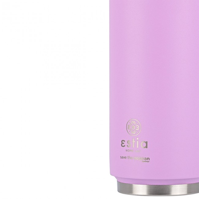 ESTIA ΘΕΡΜΟΣ TRAVEL CUP SAVE THE AEGEAN 500ml LAVENDER PURPLE