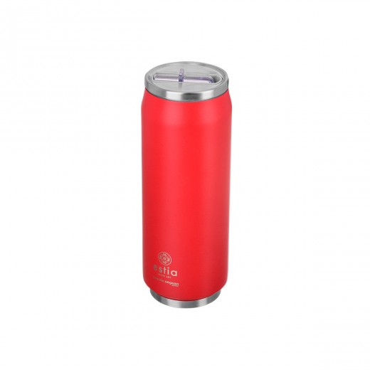 ESTIA ΘΕΡΜΟΣ TRAVEL CUP SAVE THE AEGEAN 500ml SCARLET RED