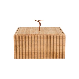 ESTIA ΚΟΥΤΙ ΑΠΟΘΗΚΕΥΣΗΣ ΚΑΙ ΟΡΓΑΝΩΣΗΣ BAMBOO ESSENTIALS 15x15x7cm