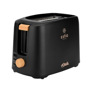 ESTIA ΦΡΥΓΑΝΙΕΡΑ OAK 2 ΘΕΣΕΩΝ 700w ΜΕ 7 ΕΠΙΠΕΔΑ ΨΗΣΙΜΑΤΟΣ ΜΑΥΡΗ