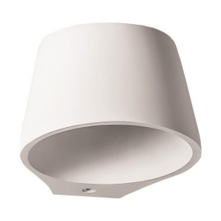 ΑΠΛΙΚΑ ΤΟΙΧΟΥ ΣΤΡΟΓΓΥΛΗ ΓΥΨΙΝΗ 1xE14 200x180x80 EUROLAMP 147-53306