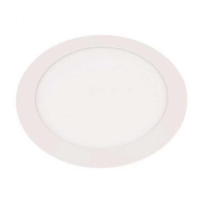 ΦΩΤΙΣΤΙΚΟ ΧΩΝΕΥΤΟ LED SLIM Φ120 6W 3000K ΛΕΥΚΟ PLUS EUROLAMP 145-68608