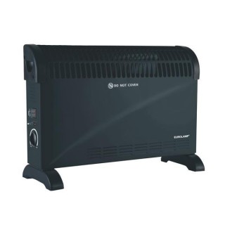 ΘΕΡΜΑΝΤΙΚΟ ΣΩΜΑ CONVECTOR ΜΑΥΡΟ ΜΕ TURBO 2000W EUROLAMP 300-41605