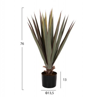 ΔΙΑΚΟΣΜΗΤΙΚΟ ΣΥΝΘΕΤΙΚΟ ΦΥΤΟ HM7985 SISAL AGAVE ΣΕ ΓΛΑΣΤΡΑ  Φ13,5x13-76Υεκ.