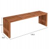 ΠΑΓΚΑΚΙ NYA HM9829 ΜΑΣΙΦ ΞΥΛΟ TEAK ΣΕ ΦΥΣΙΚΟ 139,5x34,5x48,5Υεκ.