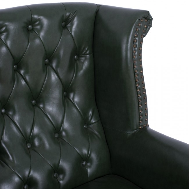 ΠΟΛΥΘΡΟΝΑ-ΜΠΕΡΖΕΡΑ T.CHESTERFIELD POLINA HM0053.08 PU ΚΥΠΑΡΙΣΣΙ 83x79x104 εκ