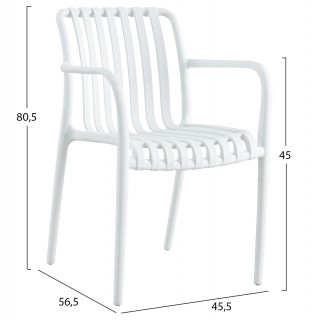 ΠΟΛΥΘΡΟΝΑ ΠΟΛΥΠΡΟΠΥΛΕΝΙΟΥ TIPPY HM5940.01 ΛΕΥΚΗ 55x55x81Υεκ.