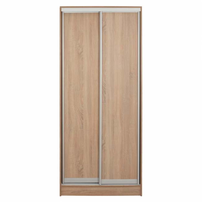 ΝΤΟΥΛΑΠΑ ΣΥΡΟΜΕΝΗ ADLER ΜΕΛΑΜΙΝΗΣ 90x45x210Yεκ. SONAMA OAK 2ΦΥΛΛΗ HM2436.01