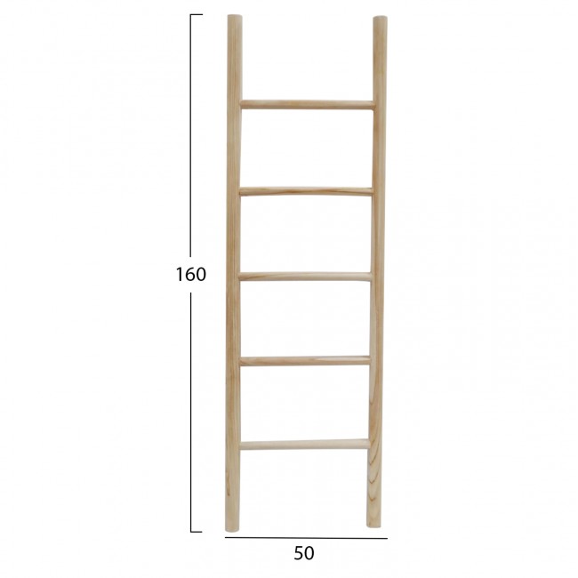 ΔΙΑΚΟΣΜΗΤΙΚΗ ΣΚΑΛΑ/ΚΡΕΜΑΣΤΡΑ ΜΑΣΙΦ ΞΥΛΟ ΤEAK ΦΥΣΙΚΟ HM7725 50X5X160YΕΚ.
