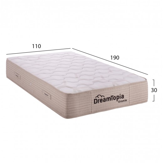 ΣΤΡΩΜΑ DREAMTOPIA,σειρά URANIA HM659.110 POCKET SPRING 110X190x30Yεκ.