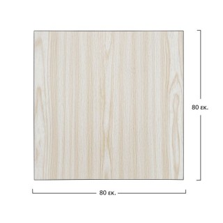 ΕΠΙΦΑΝΕΙΑ ΤΡΑΠΕΖΙΟΥ ΑΠΟ MDF 80Χ80 εκ. HM8439.03 ΔΡΥΣ ΜΑΥΡΟ