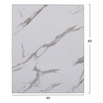 ΕΠΙΦΑΝΕΙΑ ΤΡΑΠΕΖΙΟΥ HLP MARBLE WHITE-GREY 5145 HM5827.12 49Χ60