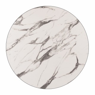 ΕΠΙΦΑΝΕΙΑ ΤΡΑΠΕΖΙΟΥ HPL HM5841.11 MARBLE WHITE-GREY Φ60 εκ. ΠΑΧΟΥΣ 12mm.