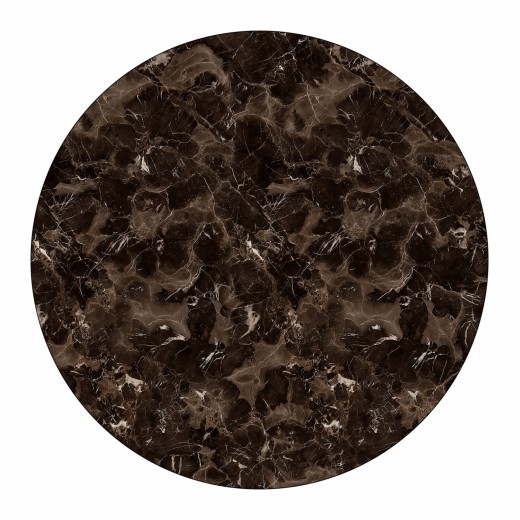 ΕΠΙΦΑΝΕΙΑ ΤΡΑΠΕΖΙΟΥ HPL HM5841.14 BROWN MARBLE Φ60 εκ. ΠΑΧΟΥΣ 12mm.