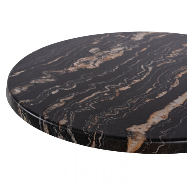 ΕΠΙΦΑΝΕΙΑ ΤΡΑΠΕΖΙΟΥ Φ60Χ2.5εκ. 5787 WERZALIT BLACK GOLD MARBLE HM5227.15