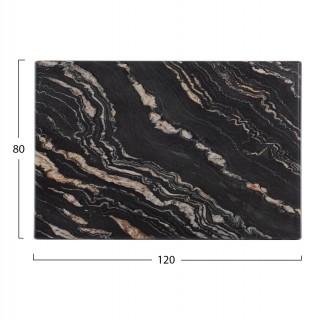 ΕΠΙΦΑΝΕΙΑ ΤΡΑΠΕΖΙΟΥ WERZALIT 120Χ80Χ3.5εκ. BLACK GOLD MARBLE HM5630.15