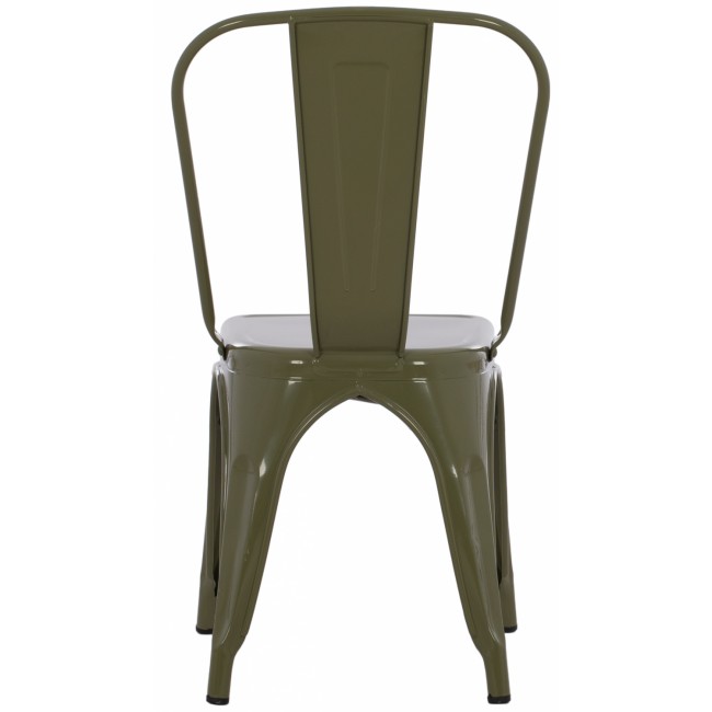 ΚΑΡΕΚΛΑ ΜΕΤΑΛΛΙΚΗ MELITA ΣΕ DARK OLIVE GREEN 43x50x82Y εκ. HM8641.03