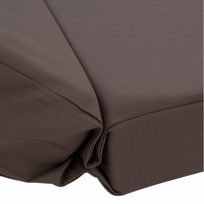 ΜΑΞΙΛΑΡΙ ΞΑΠΛΩΣΤΡΑΣ POLYESTER SIFNOS ΓΚΡΙ HM11235.10P 190x70x11 εκ.