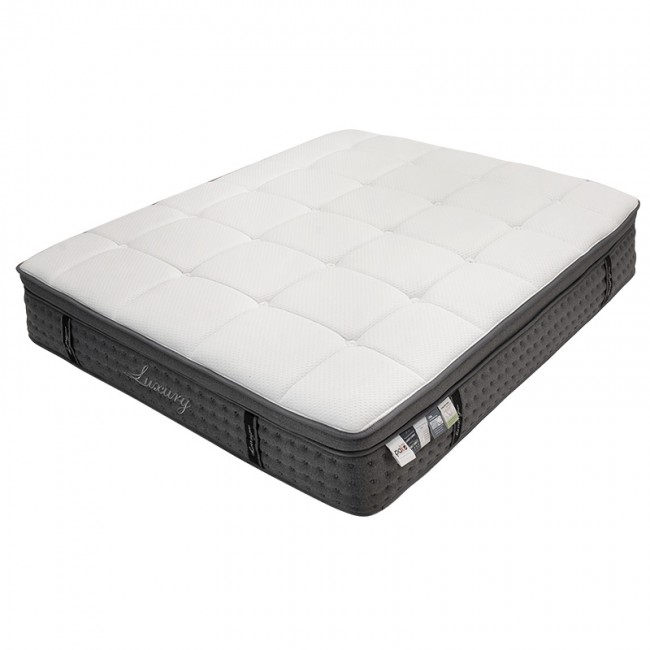 Στρώμα Luxury pakoworld pocket spring+gel memory foam+latex 34-36cm 160x200εκ