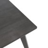 Τραπέζι Benson pakoworld MDF με καπλαμά  χρώμα rustic grey 120x75x75εκ