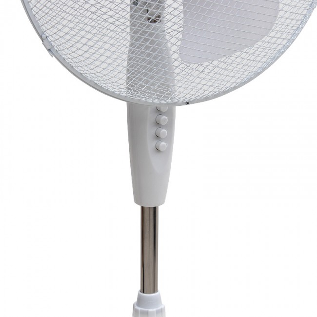 Ανεμιστήρας ορθοστάτης 16'' 40εκ. 50W χρώμα λευκό 62x62x127εκ.